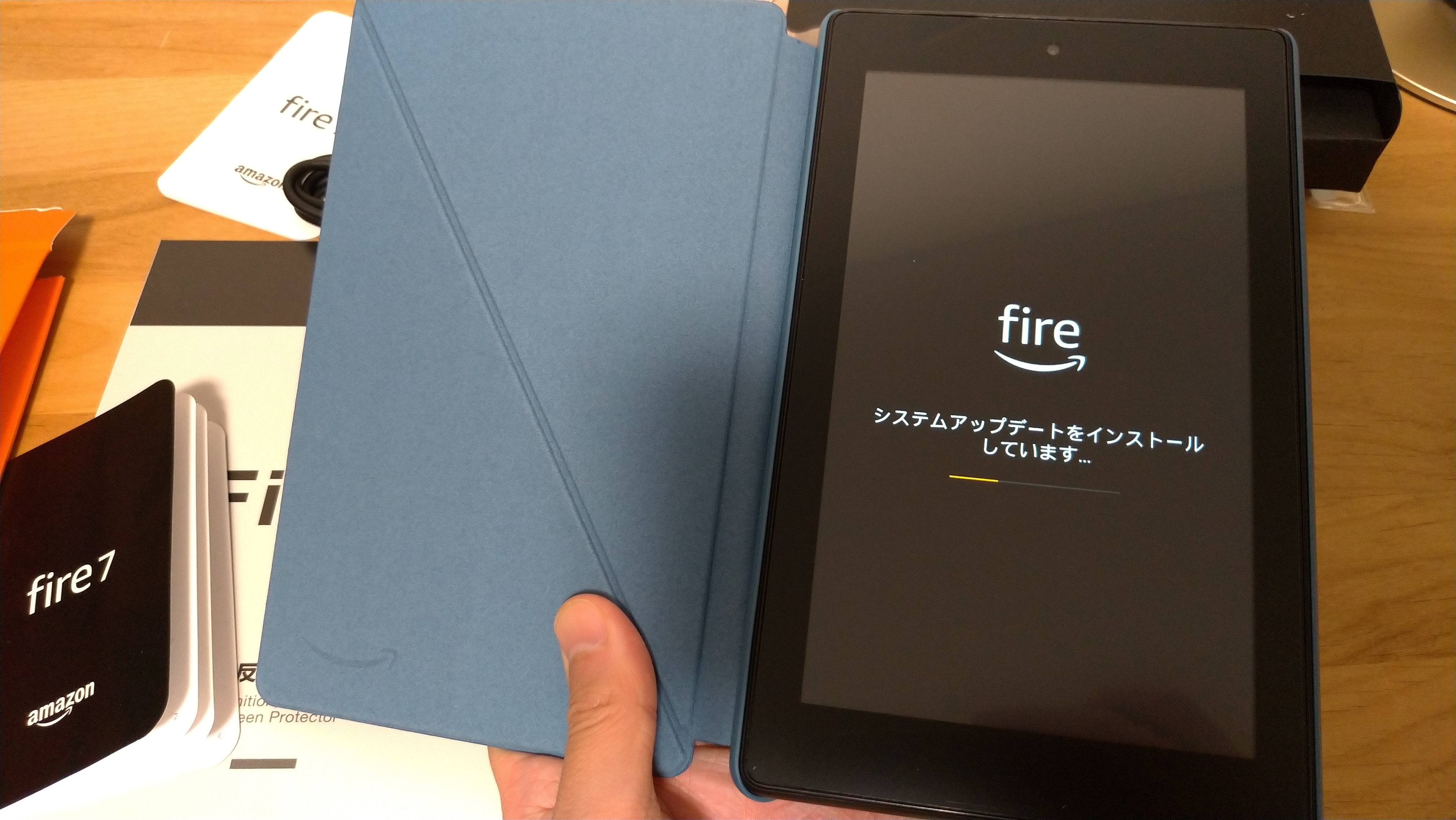 Fire 7 Amazon純正カバー