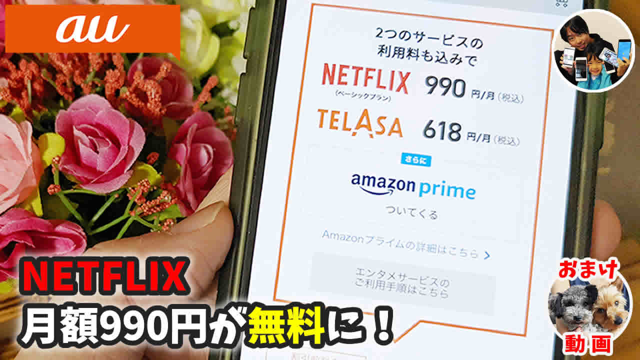 au ネットフリックス 視聴手順