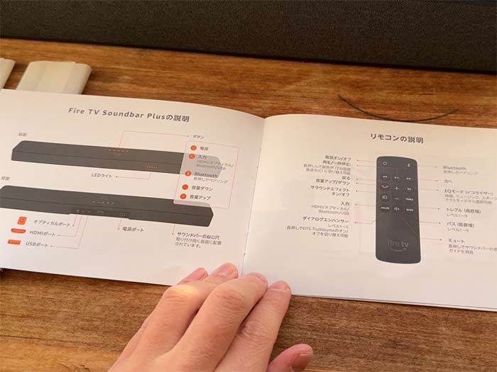 Amazon Fire TV Soundbar 説明書