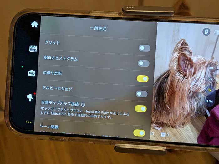 Insta360 Flow 2 Pro 一般設定