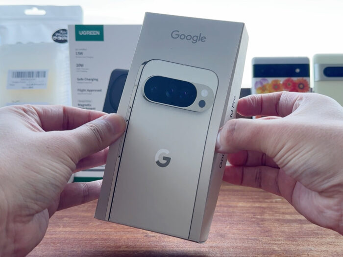 グーグルピクセル10Pro化粧箱