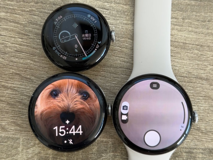 ピクセルウォッチ4は一段とベゼルが狭くなっています