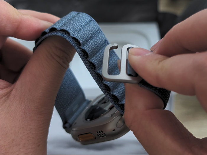 アップルウォッチウルトラ3 調整しやすいです