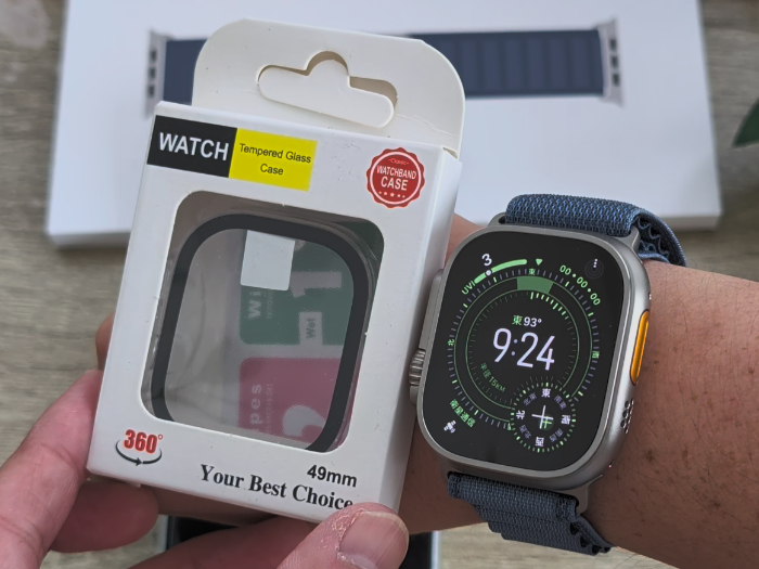 アップルウォッチウルトラ3 ディスプレイを守るために覆う系