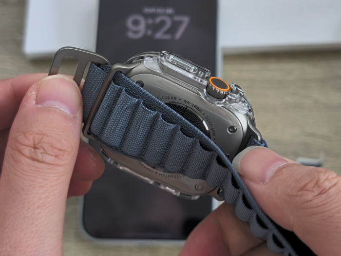 アップルウォッチウルトラ3 フォルムを張るだけにしました