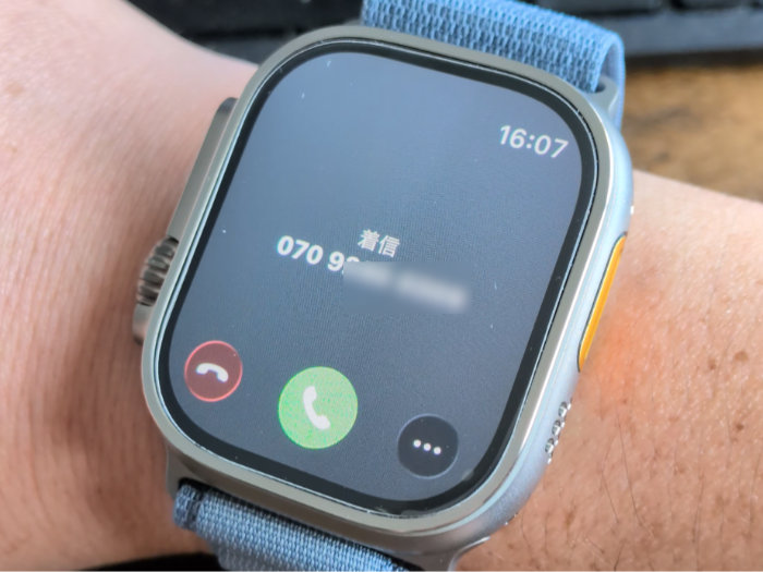 アップルウォッチウルトラ3 通話ができる!