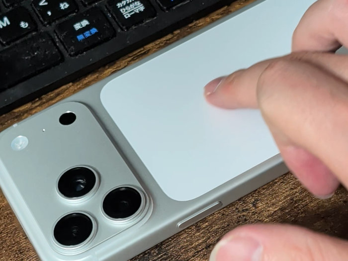 iPhone15ProMAX タッチパッドではありません！