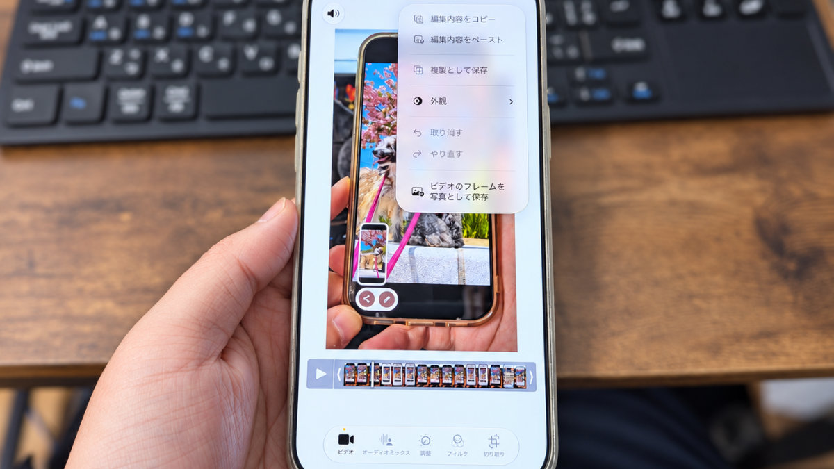 iPhoneで撮った動画から写真を書き出す方法!